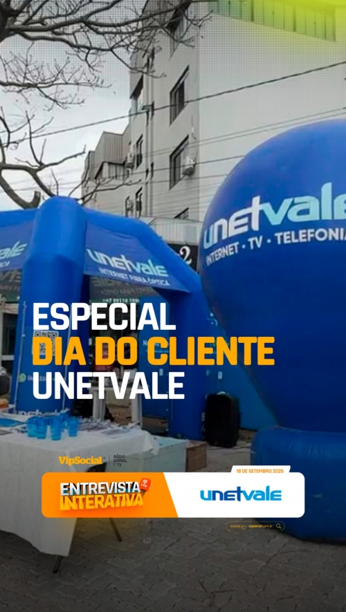 DIA DO CLIENTE | A Unetvale está nas ruas celebrando uma data especial