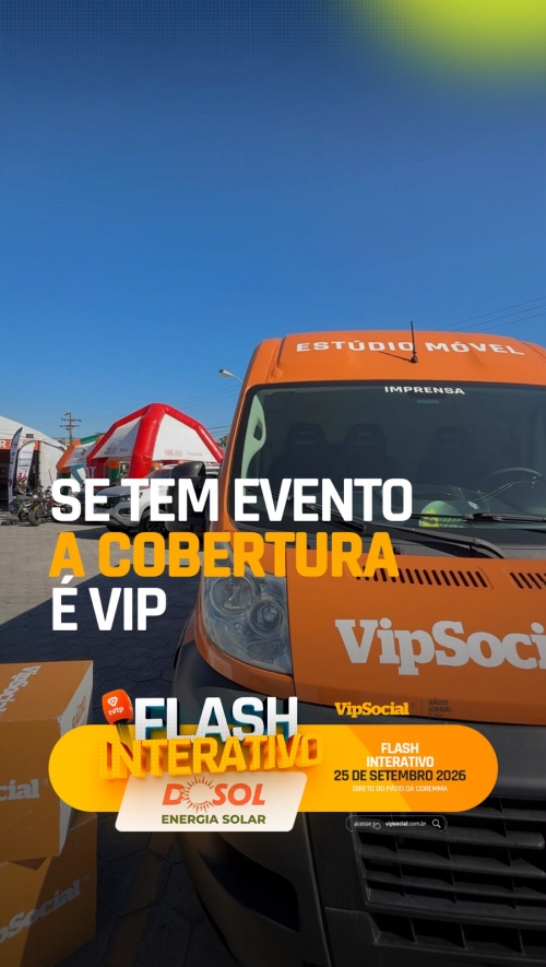 O estúdio móvel está em mais um evento!