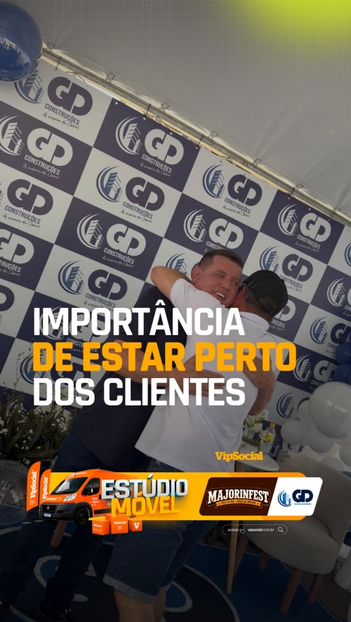 O Gustavo, da GD Construções, conversou com o VipSocial durante a amador In Fest