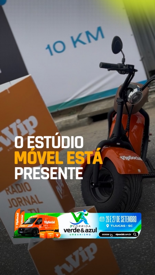 O estúdio móvel do VipSocial está presente