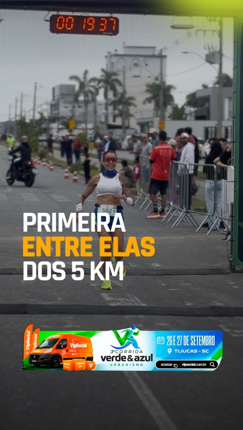 Primeira entre elas dos 5km