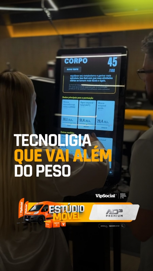 Tecnologia que vai muito além do peso! ???