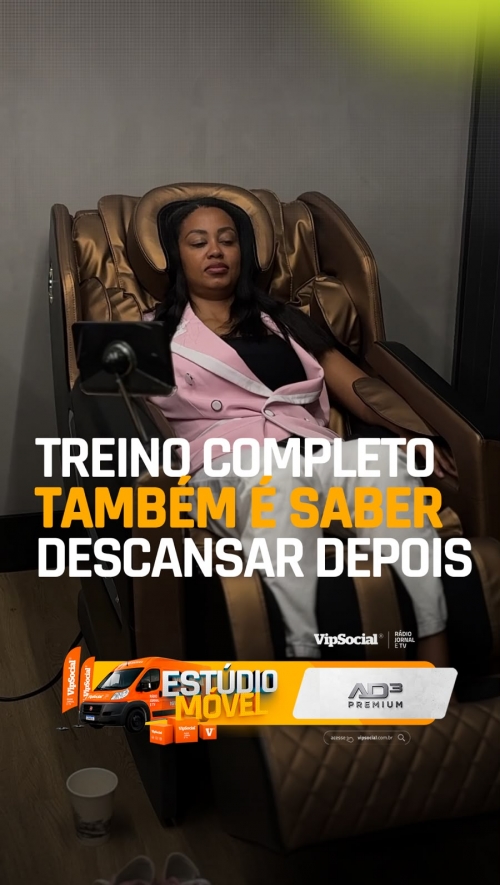 Treino completo também é saber a hora de relaxar!