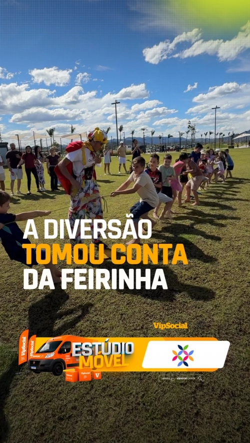 A diversão tomou conta da feirinha do flores de sal