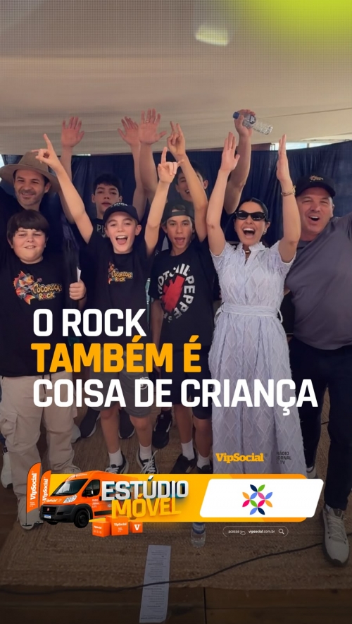 O rock também é coisa de criança