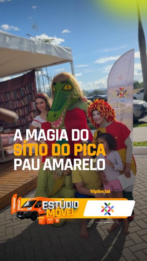 A magia do sítio do pica pau amarelo tomou conta