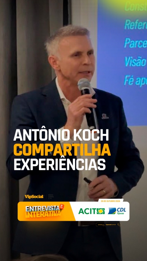 Antônio Koch compartilha ensinamentos e os processos que fizeram diferença na sua trajetória