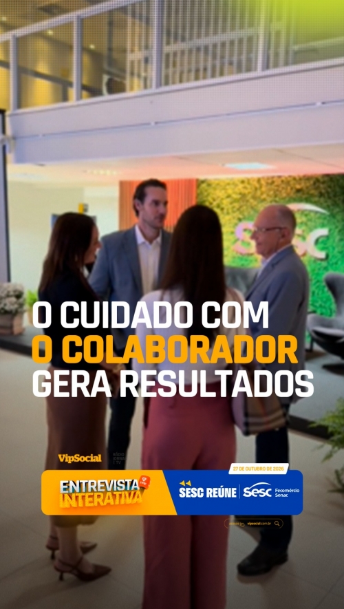 O Talk de hoje no SESC Reúne - Encontro de Líderes, em São João Batista