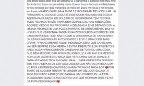 Criminosos ameaçam duas mulheres e roubam celular