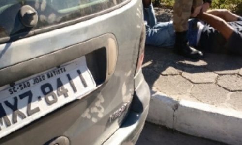 Carro furtado em São João Batista seria usado em possível assalto a banco