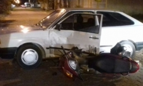 Uma pessoa fica ferida após acidente de trânsito em Tijucas