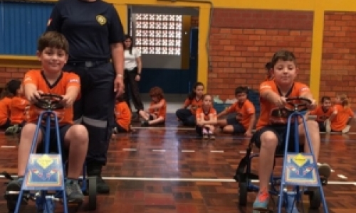 Projeto de educação no trânsito para crianças pode ser premiado