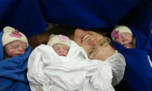 Mãe de 38 anos dá à luz trigêmeas; doações ainda podem ser feitas 