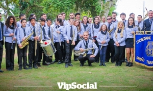 Tijucas recebe e participa do I Concurso Estado do Sul de Bandas e Fanfarras