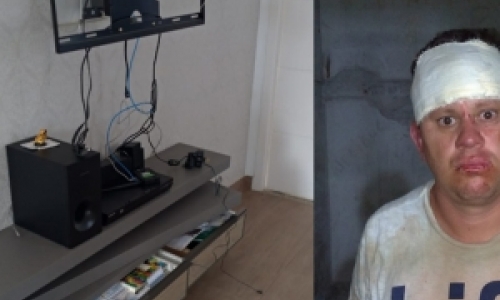 TIJUCAS: Homem é agredido por populares ao ser flagrado furtando residência 