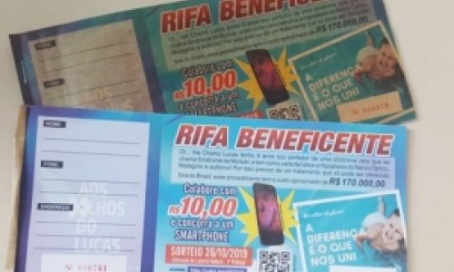 Empresários fazem rifa para colaborar com o tratamento do menino Lucas 