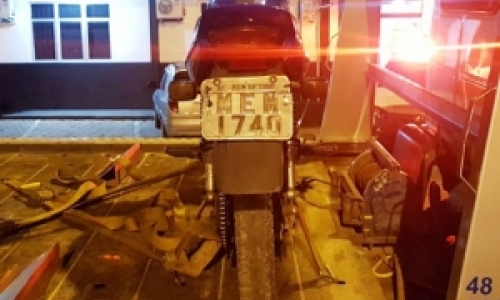 Jovem tem motocicleta apreendida por péssimo estado de conservação e adulterada