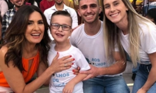 Lucas e amiga Laura encantam o Brasil com história emocionante em rede nacional