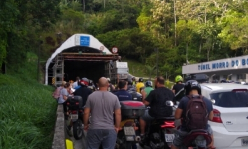 Acesso ao túnel do morro do boi é interditado