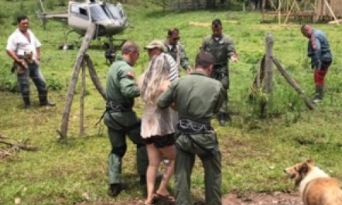 Casal de Tijucas fica ilhado e é resgatado por helicóptero Águia