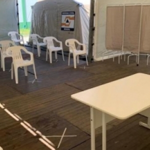 Hospital de campanha passa a funcionar nesta quarta-feira, em Itapema
