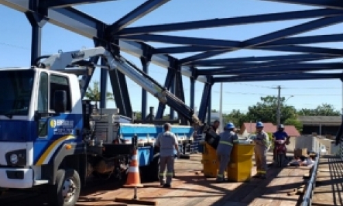 Passagem da nova ponte Bulcão Vianna está parcialmente interditada 