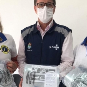 Máscaras de alta proteção são doadas aos profissionais da saúde do município