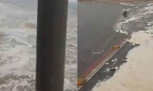 Frio intenso vem acompanhado de mar agitado, risco de ressaca e alagamentos