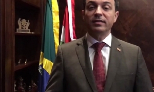 Governador realiza pronunciamento antes da votação do processo de Impeachment