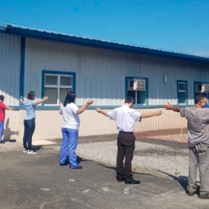 Hospital da região é ‘abraçado’ por profissionais da saúde e pacientes