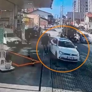 Vídeo mostra com detalhes ação do autor de tentativa de homicídio