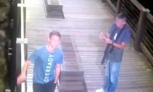 Prefeito divulga imagens de dupla que tentou depredar ponto turístico