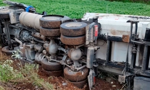 Motorista de carreta com placas de Tijucas morre em colisão no Rio Grande do Sul