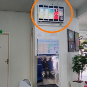 REPERCUSSÃO: Tv de posto de saúde é protegida por grades e gera reclamações