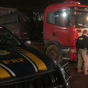 Toneladas de maconha são apreendidas em carreta em pátio de posto de combustíveis