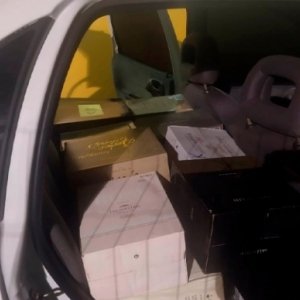 Carro cheio de bebidas contrabandeadas é apreendido em fiscalização