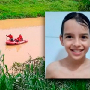 Criança que morreu afogada em rio é identificada; outros dois garotos passam bem