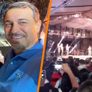 VÍDEO: em festa de Bombinhas, governador Carlos Moisés é vaiado pelo público