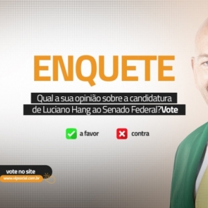 ENQUETE: Você é a favor da candidatura do empresário Luciano Hang? Vote