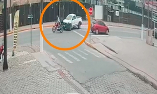 Câmera de segurança revela como ocorreu acidente que vitimou jovem tijuquense