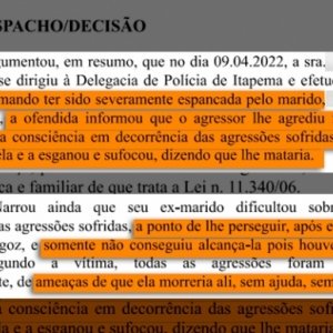 Mulher realiza denúncia contra ex-marido e Justiça determina prisão do agressor