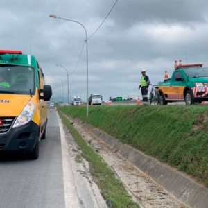 Suspeito de furtos na região é agredido e encontrado caído na BR-101