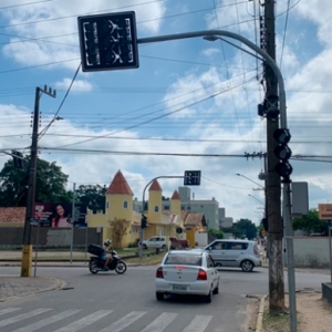 Semáforos de Tijucas ficam inativos com falta de energia na cidade