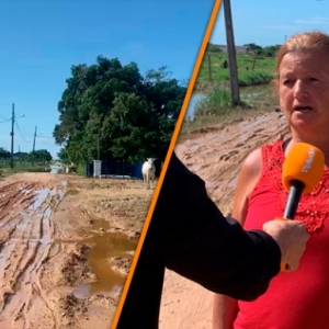 Comunidade de Tijucas fica ilhada e sofre com grandes alagamentos
