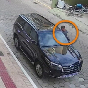 Em poucos segundos, criminoso furta carro avaliado em R$ 400 mil