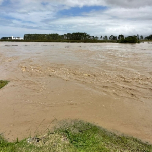 Se a água “descer”, Tijucas terá enchente no Centro nas próximas horas