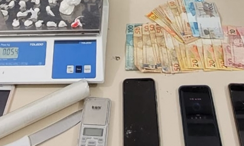 Quarteto que atuava na venda de cocaína é preso em ação policial