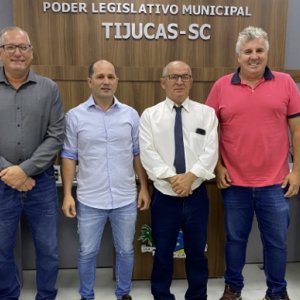 Câmara dos vereadores de Tijucas tem nova mesa diretora para 2023