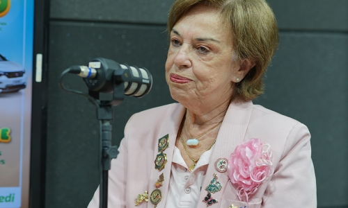 Presidente da Rede Feminina ao vivo do Primeiro Clic desta sexta-feira, 27 de janeiro