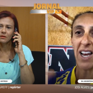 Direto da Argentina, atleta de Itapema que conquistou ouro no vôlei de praia fala ao vivo